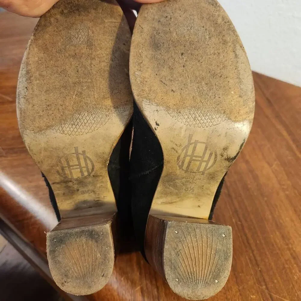 House of Harlow 1960 Spain Suede Leather Booties Size 8.5